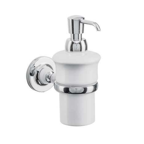 Wall Mounted Soap Dispenser - Porcelain Stem