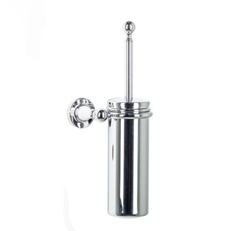 Wall Toilet Brush Holder - Porcelain Stem